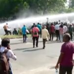 சஜித் களத்தில் – ஐக்கிய மக்கள் சக்தி போராட்டம்மீது நீர்த்தாரை பிரயோகம்….!