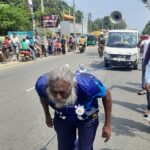 1,550 கிலோ எடையுள்ள வாகனத்தை தலைமுடியால் கட்டி இழுத்து வயோதிபர் சாதனை