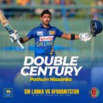 ODI போட்டியில் இரட்டை சதமடித்த முதல் இலங்கை வீரராக பெத்தும் நிஸ்ஸங்க சாதனை!