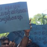 இந்திய மீனவர்களின் அத்துமீறலுக்கு எதிராக யாழில் போராட்டம்!