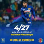 வனிந்து ஹசரங்கவின் சுழலில் சுருண்டது ஆப்கானிஸ்தான் – 10 ஓட்டங்களுக்குள் 8 விக்கெட்டுகள் இழப்பு….!