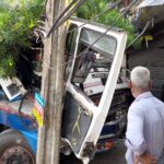 யாழில் லொறி விபத்து – சாரதி காயம்
