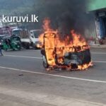நானுஓயாவில் திடீரென பற்றி எரிந்த ஆட்டோ!