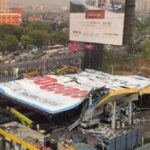 விளம்பர பலகை சரிந்து வீழ்ந்ததில் 14பேர் பலி: 75 பேர் காயம்