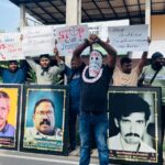 ஊடக சுதந்திரத்தை வலியுறுத்தி யாழில் போராட்டம்