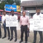 அரசின் அடக்குமுறையை கண்டித்து தலவாக்கலையில் ஆசிரியர்கள் போராட்டம்!