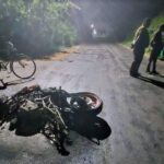 மோட்டார் சைக்கிள் எரிந்த நிலையில் மீட்பு!