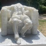 கடும் வெப்பத்தால் உருகிய ஆபிரகாம் லிங்கனின் மெழுகுச் சிலை