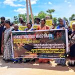 கொக்குத்தொடுவாய் புதைகுழி மூடப்படுவதற்கு வடக்கில் கடும் எதிர்ப்பு