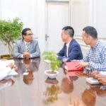 கொழும்பு வர்த்தக நகர அபிவிருத்தித் திட்டத்தின் முன்னேற்றம் தொடர்பில் ஆராய்வு