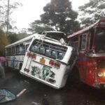 ஹட்டனில் இரண்டு பஸ்கள் மோதி விபத்து – நால்வர் காயம்