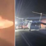 கனடாவில் தரையிறங்கும்போது விமானத்தில் பற்றிய தீ: 80 பயணிகள் உயிர் தப்பினர்!