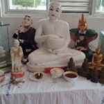 வீடு வடிவிலான மிதவையில் இருந்து புத்தர் சிலைகள் மீட்பு!