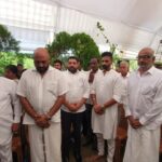 மாவை சேனாதிராஜாவின் பூதவுடலுக்கு ஜீவன் தொண்டமான் இறுதி அஞ்சலி