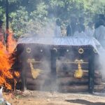 பெருந்திரளானோரின் கண்ணீருக்கு மத்தியில் மாவை சேனாதிராஜாவின் புகழுடல் தீயுடன் சங்கமம்!