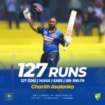 ஆஸி. அணியை வீழ்த்தியது இலங்கை