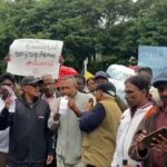 மாடி வீடு வேண்டாம்: காணி உரிமை கோரி போராட்டம்!