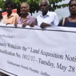 காணி விடுவிப்பை வலியுறுத்தி வடக்கு மக்கள் கொழும்பில் போராட்டம்!