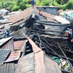 டன்சினன் மத்திய பிரிவில் நெடுங்குடியிருப்பில் தீ விபத்து! 10 வீடுகள் சேதம்!