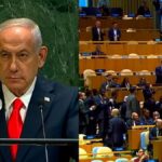 இஸ்ரேல் பிரதமரின் உரையின்போது உலக தலைவர்கள் வெளிநடப்பு!