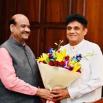 இந்திய சபாநாயகரை சந்தித்தார் சஜித்!