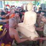 அகற்றப்பட்ட அதே இடத்தில் மீண்டும் வைக்கப்பட்டது புத்தர் சிலை!