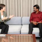 ஜே.வி.பி. செயலருடன் சுவில் தூதுவர் சந்திப்பு!