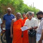 தையிட்டி விகாரை பகுதியில் பிக்குகள் குழு ஆராய்வு!