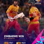 இலங்கை அணியை வீழ்த்தியது சிம்பாப்வே!