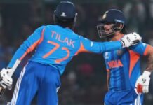 6.5 ஓவர்களில் 100 ஓட்டங்கள்:இந்திய அணி சாதனை!
