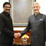 இந்திய வெளிவிவகார அமைச்சரை சந்தித்தார் டில்வின் சில்வா!