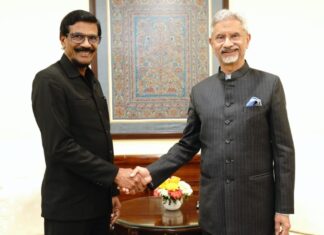 இந்திய வெளிவிவகார அமைச்சரை சந்தித்தார் டில்வின் சில்வா!