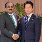 ஜப்பான் பாதுகாப்பு அமைச்சருடன், இலங்கை பாதுகாப்பு பிரதி அமைச்சர் சந்திப்பு!