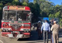 நானுஓயாவில் பேருந்து சக்கரத்தில் சிக்கி பெண் படும் காயம்: சாரதி கைது!