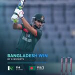 பங்களாதேஷ் அணி 8 விக்கெட்டுகளால் வெற்றி