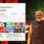 யூடியூப்பிலும் சாதனை படைத்த பிரதமர் மோடி!