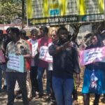 கிளங்கன் வைத்தியசாலை சம்பவம்: நீதி கோரி மஸ்கெலியாவில் போராட்டம்!