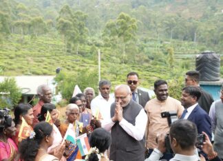 ராகலையில் மக்களை சந்தித்த இந்திய துணை ஜனாதிபதி!