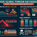 உலகளாவிய வெளிநாட்டு உதவி வீழ்ச்சி!