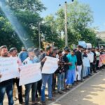 சொல்லிசைப் பாடகரை உடனே விடுதலை செய்! – கிளிநொச்சியில் மாபெரும் கவனவீர்ப்புப் போராட்டம்