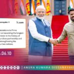 வரலாற்று சாதனை படைத்த பிரதமர் மோடிக்கு ஜனாதிபதி அநுர வாழ்த்து!
