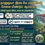 பதுளை, நானுஓயா ரயில் சேவை நேர அட்டவணை