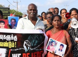 நீதி இல்லாத நாட்டில் நீதி அமைச்சர் எதற்கு? செம்மணியில் போராட்டம்