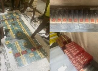 இலங்கையில் ரூ. 450 மில்லியன் பெறுமதியான சீன சிகரெட்டுகள் பறிமுதல்