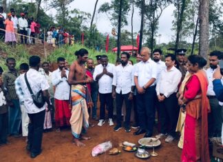 டித்வா புயலால் பாதிக்கப்பட்ட டேசன் தோட்ட மக்களுக்கு வீடுகள் அமைக்கும் பணி ஆரம்பம்