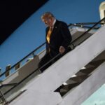 ஈரானின் அச்சுறுத்தலால் விமான பயணத்தை மாற்றிய ட்ரம்ப்