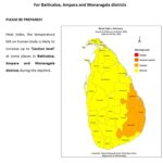 மூன்று மாவட்டங்களுக்கு வெப்ப எச்சரிக்கை