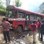 பசறையில் பாரிய விபத்திலிருந்து தப்பிய இ.போ.ச பேருந்து: சாரதியின் சமயோசித செயலால் 35 பயணிகள் தப்பினர்