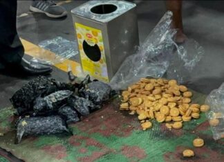 பாங்கொக்கிலிருந்து வந்த ‘பரிசு’ பொதியில் ரூ. 106 மில்லியன் போதைப்பொருள்