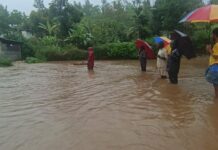 பொகவந்தலாவ பகுதியில் வெள்ளம்: 20 வீடுகள் பாதிப்பு